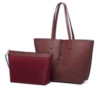 Miss Lulu Tote Bags for Women Handbags Set Shoulder Bags Synthetic Leather Large Capacity Ladies Bag for Work School Travel