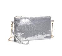 Miss Lulu Women Fashion Sequin Mini Clutch, Women's Small Crossbody Bag for Weddings, Dates, and Various Occasions