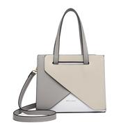 Miss Lulu Fashion Handbag for Women Shoulder Bag With Adjustable Strap Top Handle Bag Color Stitching Design