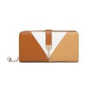 Miss Lulu Women Purse Tri Colour Long Wallet Clutch for Ladies with Roomy Capacity