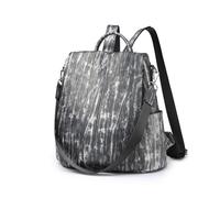 Miss Lulu Women Travel Backpack Small Rucksack Anti-theft Nylon Travel Backpack Purses Ladies Design Handbag Girls Waterproof Shoulder Bag for School Cyclism (BLACK)