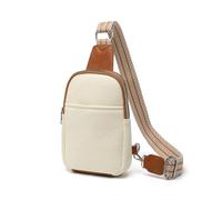 Miss Lulu Chest Bag for women,Sling Bag for Women, Crossbody Bag for Women, Shoulder Bag for women (Beige/Brown)