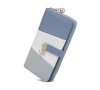 Miss Lulu Women's Classic Long Zip Wallet Multi-Card Slots Faux Leather