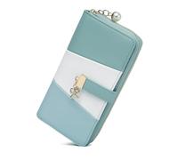 Miss Lulu Women's Classic Long Zip Wallet Multi-Card Slots Faux Leather