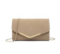 Miss Lulu Women's Clutch Elegant Envelope Evening Bag with Chain Handbag for Wedding Party and Prom