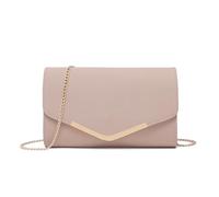 Miss Lulu Women's Clutch Elegant Envelope Evening Bag with Chain Handbag for Wedding Party and Prom