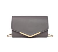 Miss Lulu Women's Clutch Elegant Envelope Evening Bag with Chain Handbag for Wedding Party and Prom