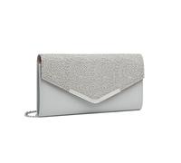 Miss Lulu Women's Clutch Elegant Envelope Evening Bag with Chain High Quality Handbag for Wedding Party and Prom