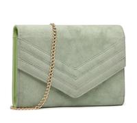 Miss Lulu Women's Clutch Evening Bag, Wedding Handbag with Detachable Chain Strap, Shoulder & Crossbody Option