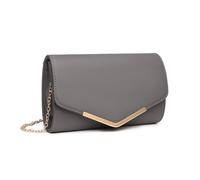 Miss Lulu Women's Faux Leather Clutch Handbag - Ideal for Evening Events, Weddings