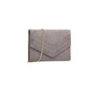 Miss Lulu Women's LP1963 GY Clutch, Grey, Taglia unica
