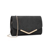 Miss Lulu Women's Elegant Clutch Handbag for Weddings and Evenings
