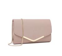 Miss Lulu Women's Elegant Clutch Handbag for Weddings and Evenings