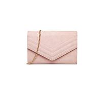 Miss Lulu Women's Clutches Wedding Bag Ladies Evening Shoulder Bags (1-1 Pink)