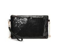 Miss Lulu Women's Fashion Sequin Bag Mini Clutch Small Ladies Chain Bag Shoulder Bag for Weddings, Dates and Various Occasions with Gold Chain