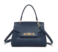 Miss Lulu Women's Handbag, Small Elegant PU Leather Crossbody Bag with Anti-Theft Twist Closure for Dates and Walks