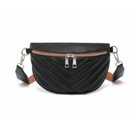 Miss Lulu Bum Bag for Women Bumbag Fanny Pack Fashion Waist Packs for Ladies Chest Bag Crossbody Bags with Adjustable Strap Beige Black