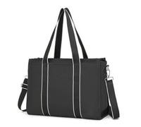 Miss Lulu Women's Lightweight Tote Bag, Water Resistant Nylon Work Bag, Large Capacity Office Handbag for 15.6 Inch Laptop, Tablet, Uni, Travel