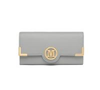 Miss Lulu Women's Long Purse, Textured PU Leather Wallet, 15 Card Slots | Textured PU leather purse with gold-tone trim, magnetic flap, 15 card slots, 3 note sections, zipped pocket and ID window