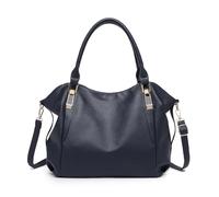 Miss Lulu Women Tote Bag, Soft PU Leather Shoulder Bag, Fashion Large Handbag for Working Ladies, Simple Elegant for Office Travel School Library Shopping