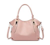Miss Lulu Women's Tote Bag, Soft PU Leather Shoulder Bag, Fashion Large Handbag for Working Ladies, Simple Elegant for Office Travel School Library Shopping