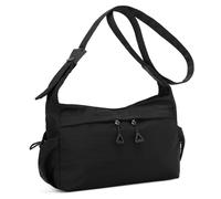 Miss Lulu Women's Waterproof Lightweight Shoulder Bag - 5-Pocket Design, Anti-Theft Travel Crossbody with Adjustable Strap for Daily Use
