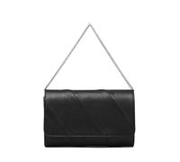 Miss Lulu Women's Wedding Clutch for Prom, Travel Shoulder Crossbody Bag -Elegant Evening Handbag for Party, Lady Summer Gift Purse (Black)