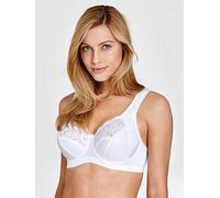 Miss Mary of Sweden Amsterdam Womens Underwired Bra with No-Slip Straps White