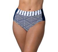 Miss Mary of Sweden Azur Women’s Bikini Panty Maxi Model with Pattern Navy Blue