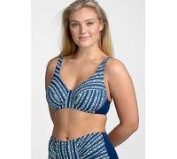 Miss Mary of Sweden Bondi Underwired Bikini Top Blue Print