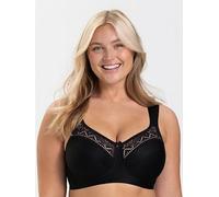 Miss Mary of Sweden Breeze Non-wired Bra, Black, Size 34Dd, Women Black