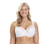 Miss Mary of Sweden Breeze Underwired Bra - Soft Lace, Lightweight, Shaping Support 42F White