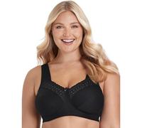 Miss Mary Of Sweden Broderie Anglaise Full Cup Non Wired Bra - Black - 36B