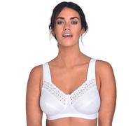 Miss Mary Of Sweden Broderie Anglaise Full Cup Non Wired Bra - White - 44F