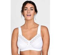Miss Mary of Sweden Broderie Non-Wired Bra White