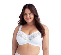 Miss Mary of Sweden Cotton Bloom Womens Underwire Comfort Bra White