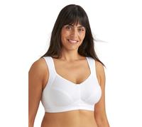 Miss Mary of Sweden Cotton Divide Non-Wired Bra - Skin-Relief Pocketed Design, Breathable Cotton, All-Day Comfort