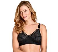 Cotton Dots Bra without Underwiring Black