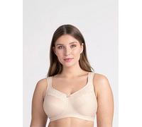 Miss Mary of Sweden Cotton Now Minimizer Non Wired Bra, Beige, Size 34Dd, Women Beige
