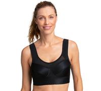 Miss Mary Of Sweden Cotton Simplex Activity Non Wired Bra - Black - 40B