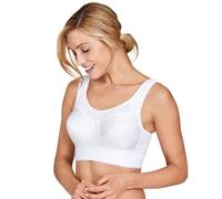 Miss Mary Of Sweden Cotton Simplex Activity Non Wired Bra - White - 36DD