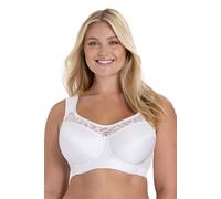 Miss Mary of Sweden Cotton Simplex Underwired Bra - Ultimate Comfort with a Sporty Elegance 40E White