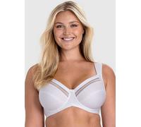 Miss Mary of Sweden Essence Cotton Underwired Bra with Lace Details 44B White