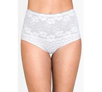 Miss Mary of Sweden Jacquard & Lace Panty Girdle White