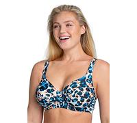 Miss Mary of Sweden Jungle Summer Women’s Supportive Underwired Bikini Bra with Leopard Print Multicolor