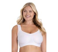 Miss Mary of Sweden Keep Fresh Womens Non-Wired Full Coverage T-Shirt Bra for Everyday Wear 34C White