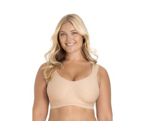 Miss Mary of Sweden Keep Fresh Womens Non-Wired Full Coverage T-Shirt Bra for Everyday Wear 46B Beige