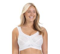Miss Mary of Sweden Lovely Jacquard Womens Full Coverage Non-Wired Bra White