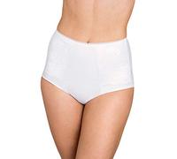 Miss Mary of Sweden Lovely Lace Womens Panty Girdle Cotton Firm stomach Control White