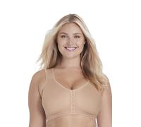 Miss Mary of Sweden Nova Front-Closure Bra - Non-Wired, Easy Fastening, Padded Support 36F Beige